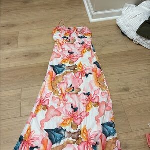 Floral Maxi Dress - Multicolor